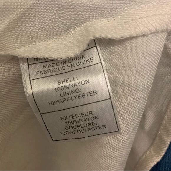 BB Dakota Orla Blue and Cream Tie-Dye Shift Dress Size Large - Picture 3 of 8